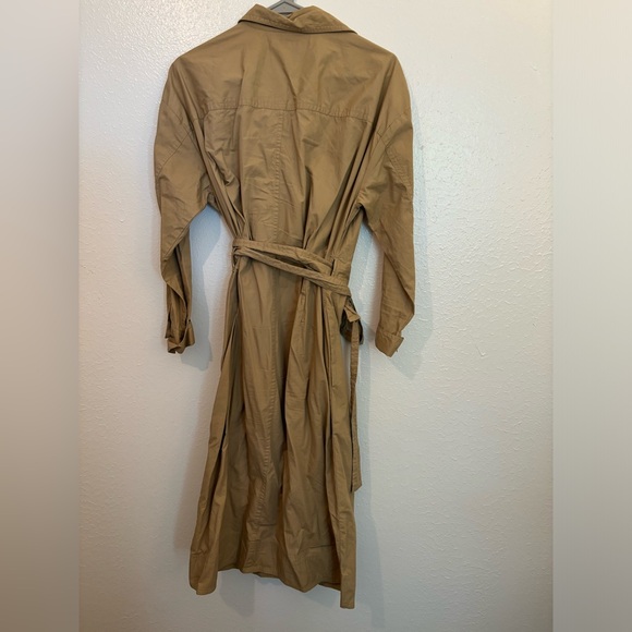 BANANA REPUBLIC MIDI WRAP DRESS - Picture 2 of 2